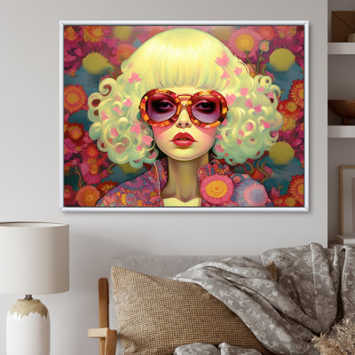 «Retro Cool Discopunk Queen» sur toile