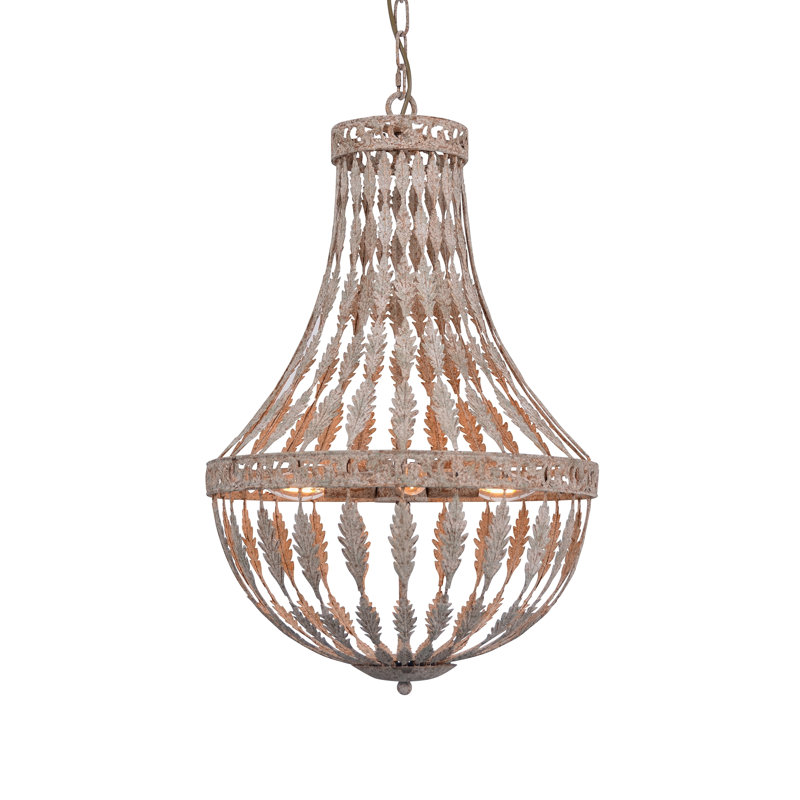 Capirano Empire Chandelier, 29.5" H x 18.5" W x 18.5" D