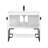 Scarsdale 36" W x 18.25" D x 37.75" H Modern Single Bathroom Vanity in White-71014182