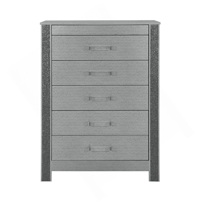 Commode argent Lorenzo
