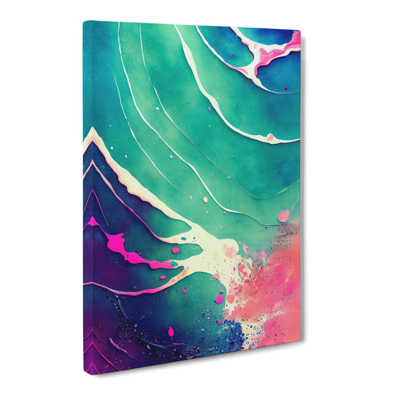 Seashell Splatter Vol.3 - Wrapped Canvas, 50cm H x 35cm W x 3cm D