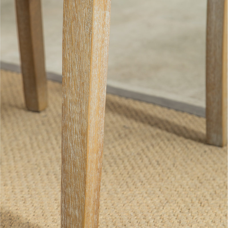 2 chaises de salle à manger grises en bois massif Habit - confortable avec un design élégant et une chaise capitonnée à boutons (2) aux accents, aux pieds, à l'ambiance moderne