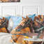 Cheval brun avec bride - coussin imprimé animal-29516784-29516788