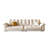 Beige Polyester Modular Sofa cushion couch-171111896