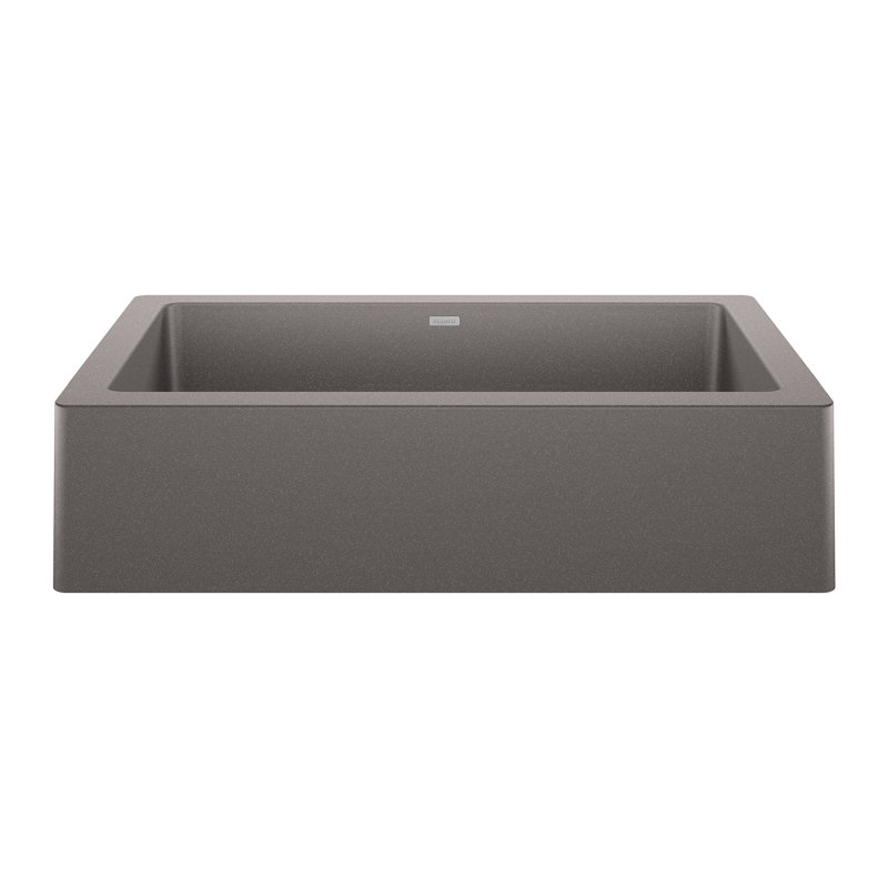 Vintera SILGRANIT 30" L X 19'' W Farmhouse Sink, Metallic Gray