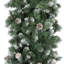 HOMCOM 8.2 ft Snow Frosted Christmas Tree Arch Doorway Decor Indoor Green-116871600