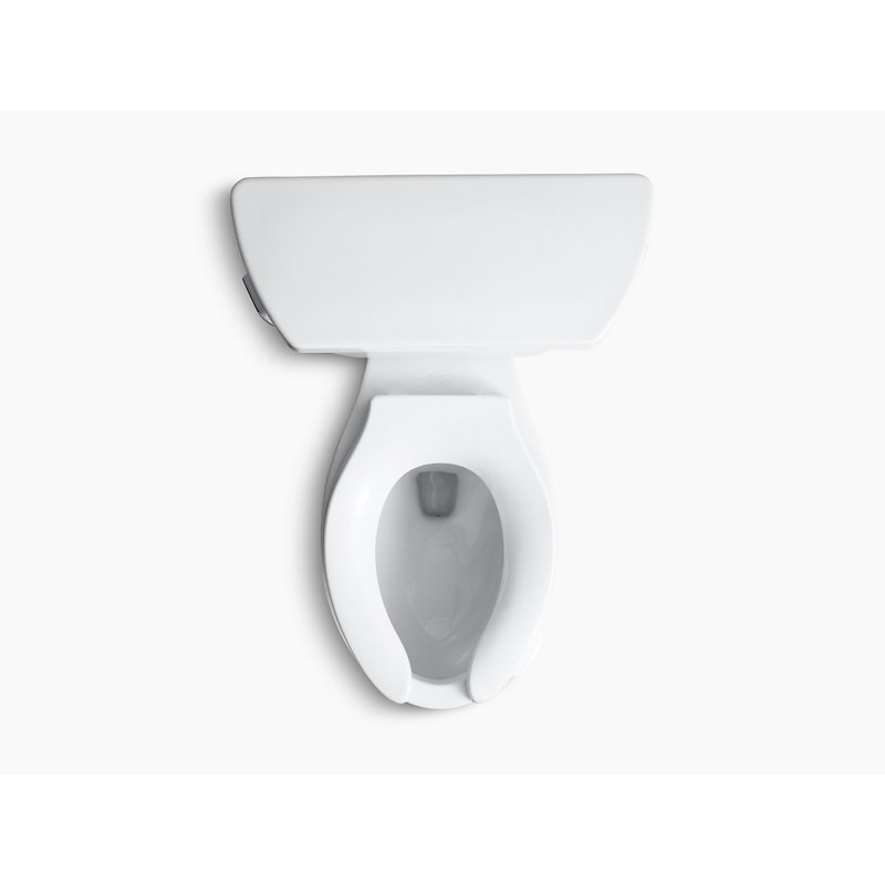 Barrington Elongated Two-Piece Toilet, Black Black, Right-Hand