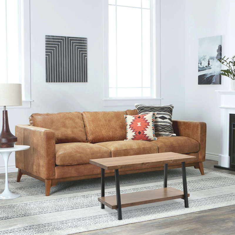 Table basse rustique en bois massif 39 po Furnish Home Store London