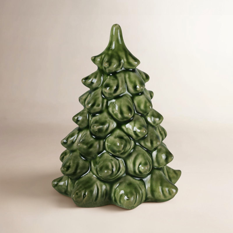 Lindyn Christmas Tree Figurine, 4.75" H x 3.5" W x 3.5" D