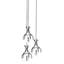 Grendon 3 - Light Bronze Cluster Pendant