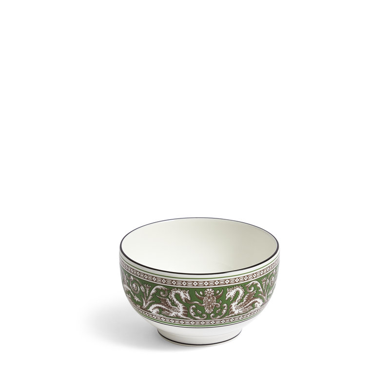Florentine Colours 4.1in Rice Bowl, Green