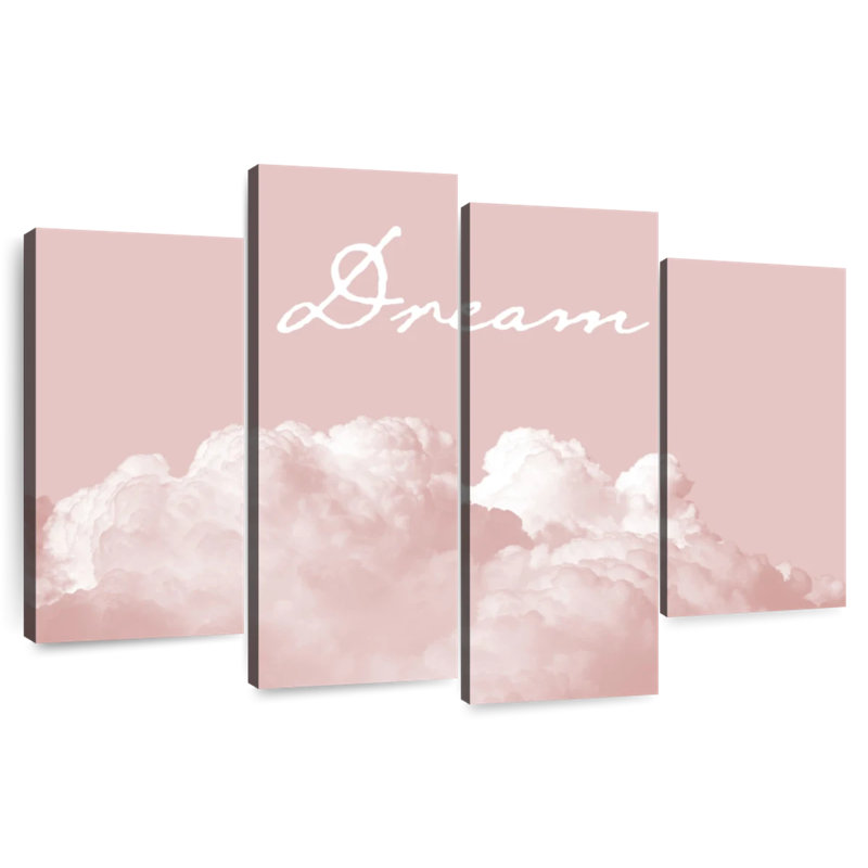 Tergel Blush Pink Dream, 32" H x 52" W