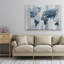 « texture monde map », impression sur toile-32483993