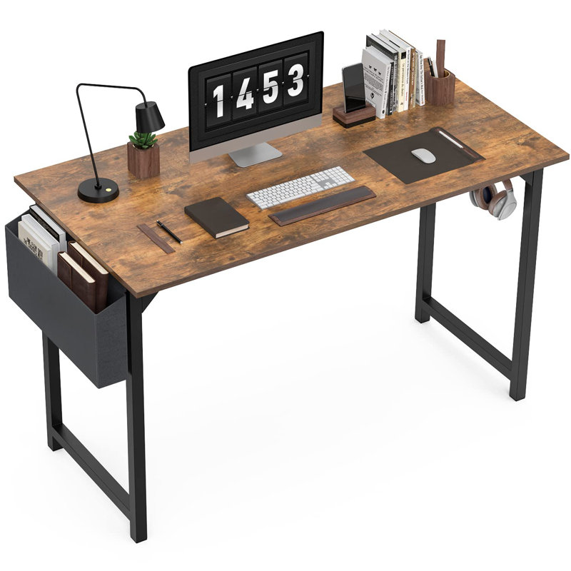 Mamoru Writing Desk, 29.8'' H x 47.2'' W x 19.7'' D, Rustic Brown