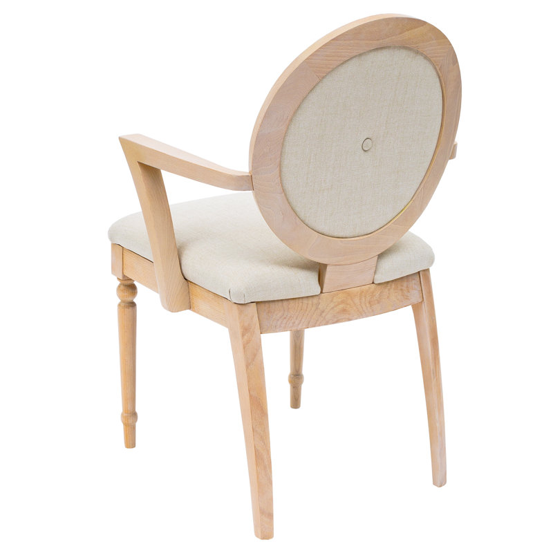 Ehlers 49cm H Linen Upholstered Accent in Beige