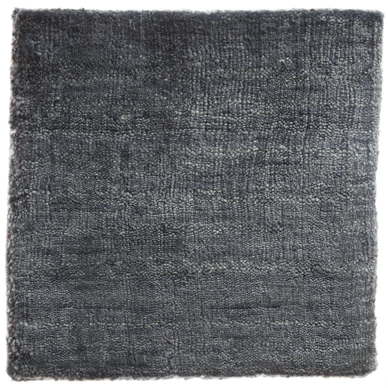 Bonn Hand-Loomed Synthetic Indigo Rug, Square 11'