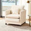 Fauteuil de salon avec fauteuil rembourré épais et ensemble de 3 coussins pour l'intérieur-2052471202