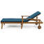 Méridienne en tissu bleu avec sièges réglables et faciles à nettoyer-498744826