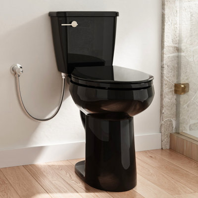 Los Flexi Extra Tall Two-Piece Toilet with Elongated Bowl, Soft-Close Seat, and 1.28 GPF Flush