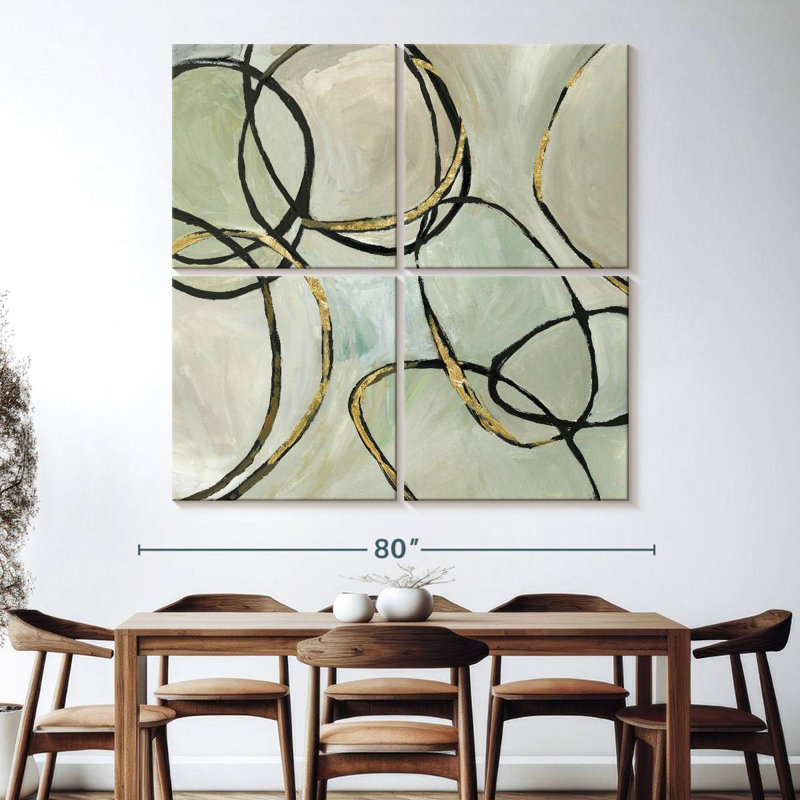 Infinity Rings, 74" H x 74" W