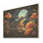 Cosmic Art Frog I - grenouilles et crapauds, art mural sur bois de pin naturel-1119434021