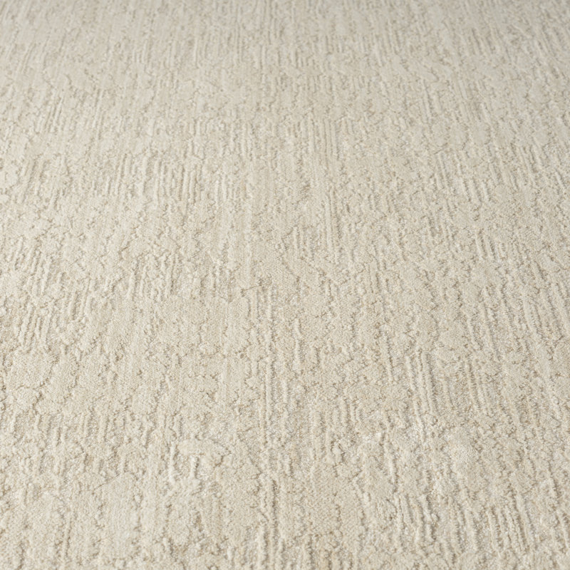 Tapis de couloir beige High-Low Modern, Tapis de couloir 2 pi 7 po x 7 pi 10 po