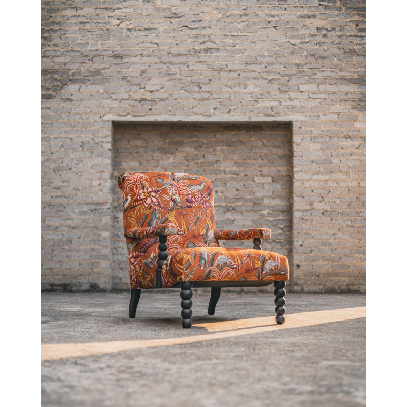 Ardmore Velvet Fabric, Rust