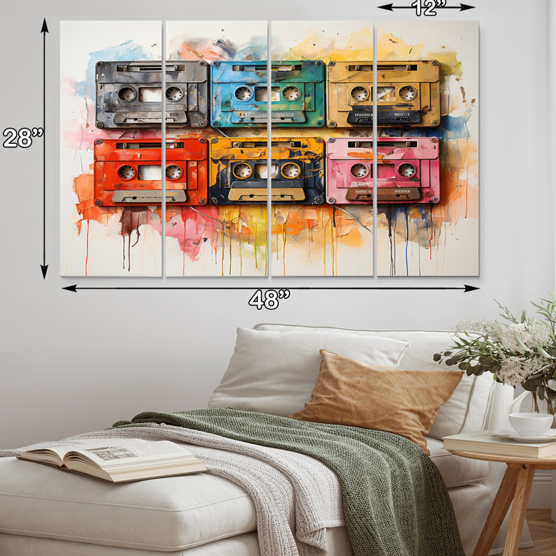 Traditional Entertainment Wall Decor on Metal