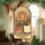 Inspirational Icon Saint Nicholas Wooden Ornament
