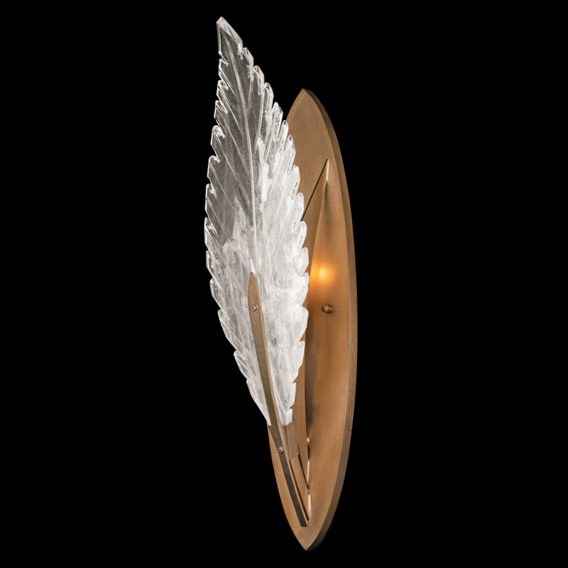 Plume Armed Sconce, Gold
