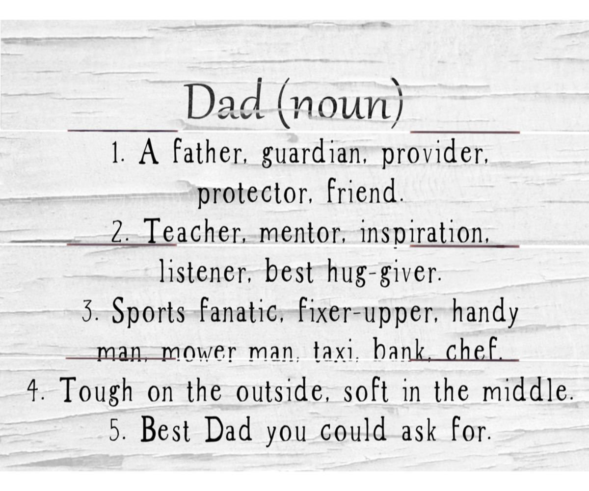 Winston Porter Dad Wall Décor | Wayfair