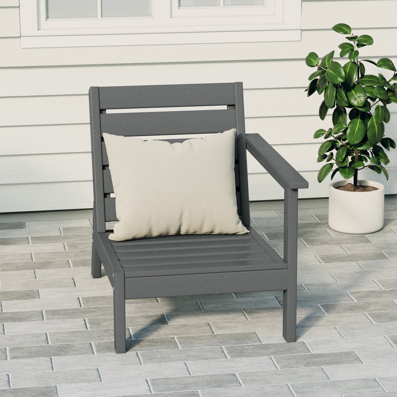 Deep Seating Right Arm Chair, Gray