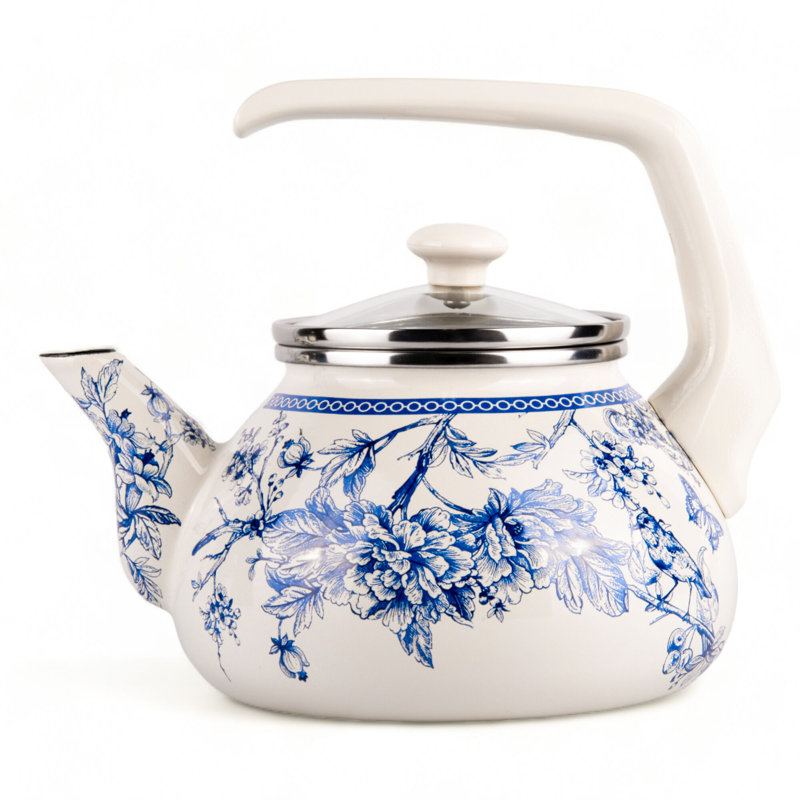 Bouilloire STP-Goods Blue Toile De Jouy 2,3