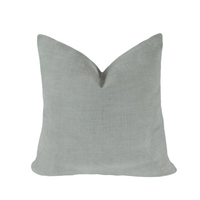 Housse de coussin en velours uni