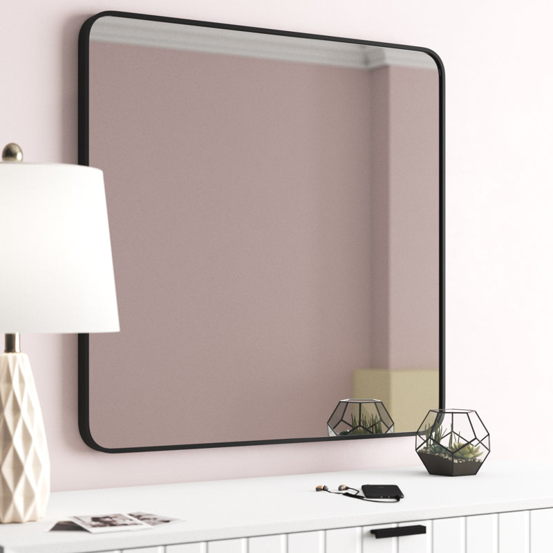Miroir pleine longueur Destefano Essence, Noir, 32 po x 32 po