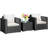 Alycen 2 - Person Patio Conversation Set with Cushions-726803167-767782457