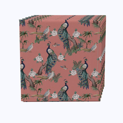 100% Cotton Floral Square Napkin