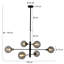 Ernesto 6 - Light Black Unique/Statement Pendant
