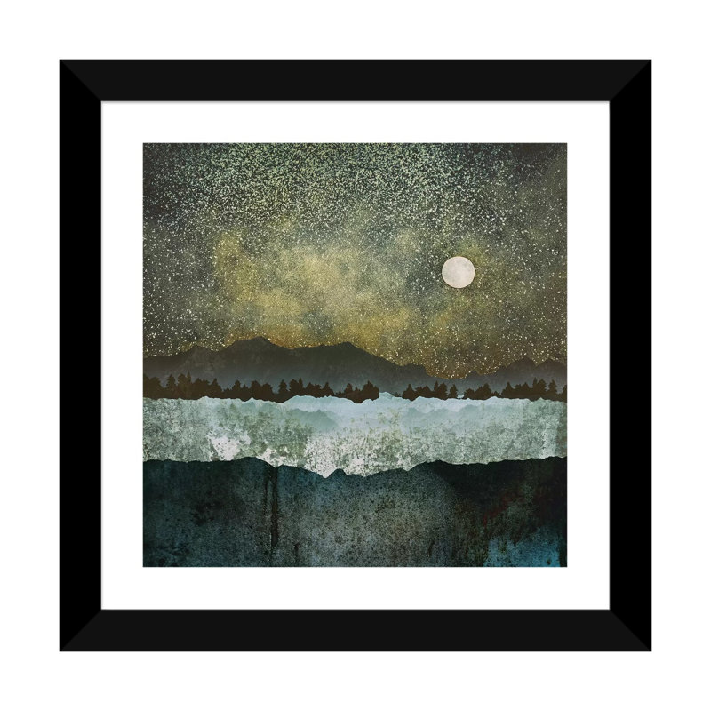 Étoiles - imprimé, Blanc / aubergine / banane / brun clair / rouge br, H 16 po x l 16 po x p 1 po