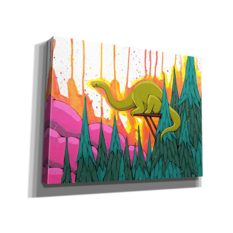 Sur toile, H 26 po x l 34 po x P 1,5 po