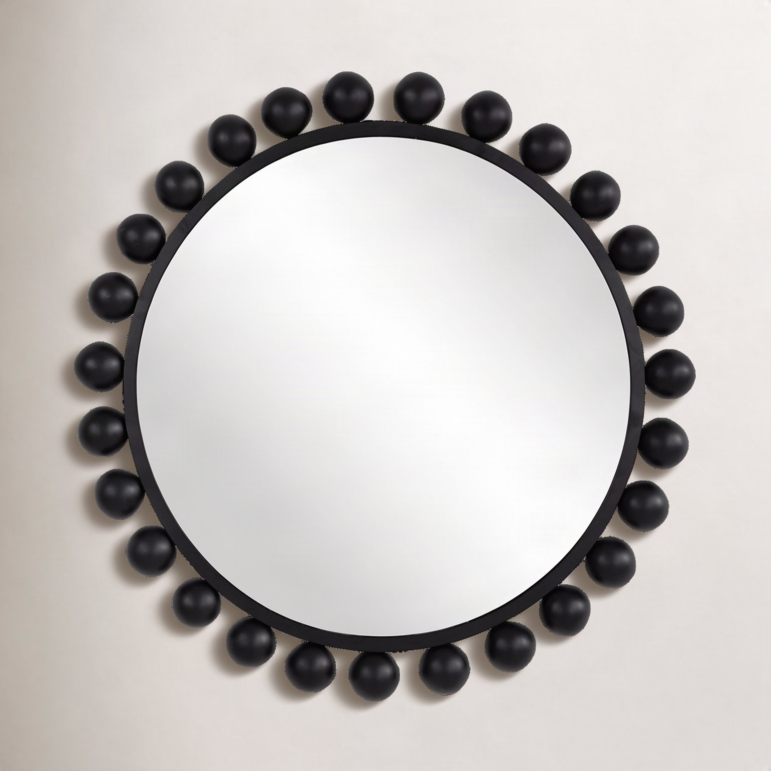 Asana 34" Accent Mirror, Black