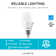 9 Watt (60 Watt Equivalent), A19 LED, Dimmable Light Bulb, E26/Medium (Standard) Base