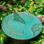 Horloge de jardin Navasota Sundial Verdigris