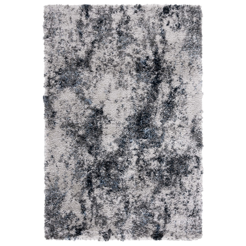 Cloud Shag Performance Abstract Rug, Rectangle 5'3" x 7'7"