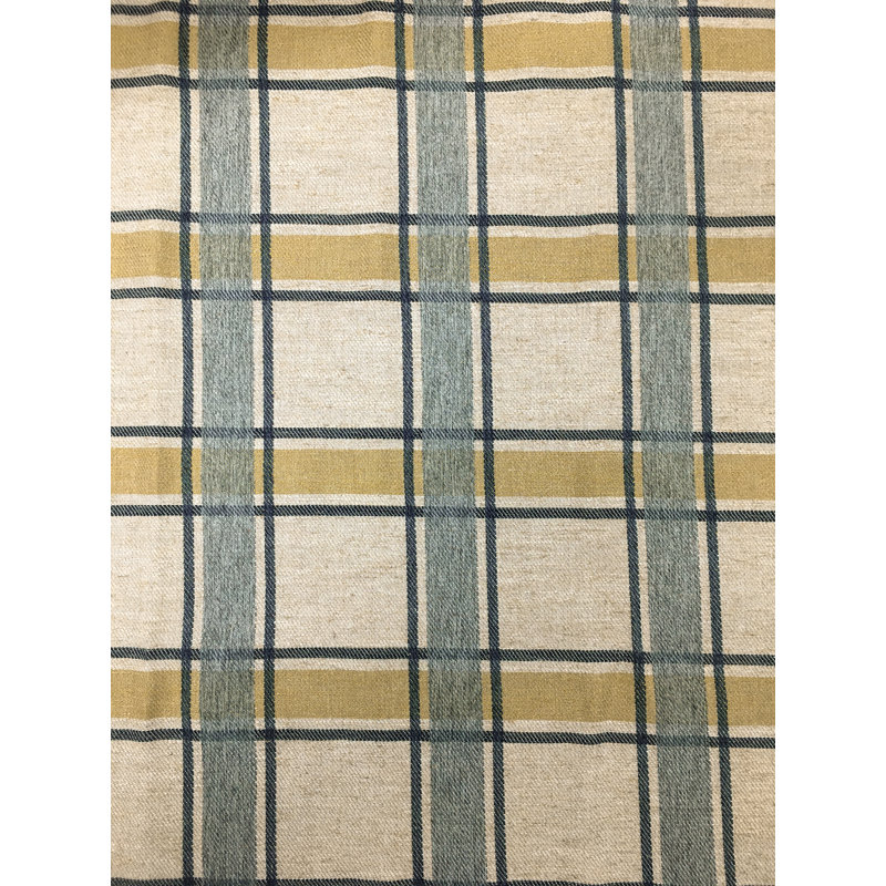 Tissu Kinsington, Gris/jaune