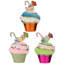 Candied Cupcake - 17 Inches Set Of 3