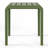 Delron Plastic Square Patio Side Table-1828636934