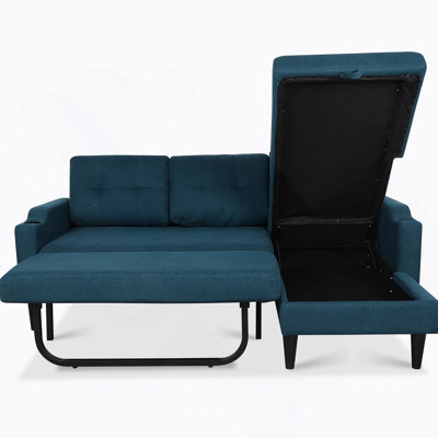  74.8 Wide Outdoor Wicker Standard Corner Sectional