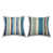 Rayures bleues / beiges