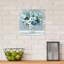 Be Happy Blue by Sally Swatland - Wrapped Canvas Painting-523420108